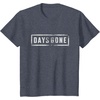 image:imageDays Gone Iconic Distressed Big Chest Logo TShirtHeather Blue