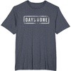 image:imageDays Gone Iconic Distressed Big Chest Logo TShirtHeather Blue