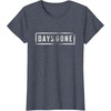 image:imageDays Gone Iconic Distressed Big Chest Logo TShirtHeather Blue