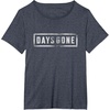 image:imageDays Gone Iconic Distressed Big Chest Logo TShirtHeather Blue