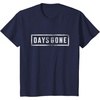 image:imageDays Gone Iconic Distressed Big Chest Logo TShirtNavy Blue