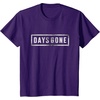 image:imageDays Gone Iconic Distressed Big Chest Logo TShirtPurple