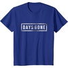 image:imageDays Gone Iconic Distressed Big Chest Logo TShirtRoyal Blue