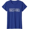 image:imageDays Gone Iconic Distressed Big Chest Logo TShirtRoyal Blue