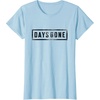 image:imageDays Gone Iconic Distressed Big Chest Logo V2 TShirtBaby Blue