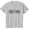 image:imageDays Gone Iconic Distressed Big Chest Logo V2 TShirtSilver Grey