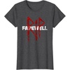 image:imageDays Gone RIP Farewell Distressed Big Chest Logo TShirtDark Heather Grey