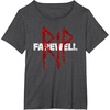 image:imageDays Gone RIP Farewell Distressed Big Chest Logo TShirtDark Heather Grey