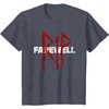 image:imageDays Gone RIP Farewell Distressed Big Chest Logo TShirtHeather Blue