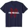 image:imageDays Gone RIP Farewell Distressed Big Chest Logo TShirtNavy Blue