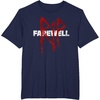 image:imageDays Gone RIP Farewell Distressed Big Chest Logo TShirtNavy Blue