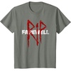 image:imageDays Gone RIP Farewell Distressed Big Chest Logo TShirtOlive Heather