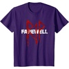 image:imageDays Gone RIP Farewell Distressed Big Chest Logo TShirtPurple