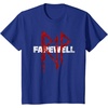 image:imageDays Gone RIP Farewell Distressed Big Chest Logo TShirtRoyal Blue