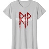 image:imageDays Gone RIP Farewell Distressed Big Chest Logo TShirtSilver Grey