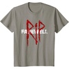 image:imageDays Gone RIP Farewell Distressed Big Chest Logo TShirtSlate Grey