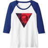 image:imageDays Gone Red Dead Scene Big Chest Poster Raglan Baseball TeeRoyal BlueWhite