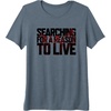 image:imageDays Gone Searching For A Reason To Live Big Chest Logo Premium Triblend TShirtSlate Grey
