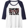 image:imageDays Gone Searching For A Reason To Live Big Chest Logo Raglan Baseball TeeNavy BlueWhite