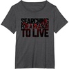 image:imageDays Gone Searching For A Reason To Live Big Chest Logo TShirtDark Heather Grey
