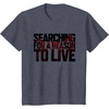 image:imageDays Gone Searching For A Reason To Live Big Chest Logo TShirtHeather Blue