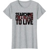 image:imageDays Gone Searching For A Reason To Live Big Chest Logo TShirtHeather Grey