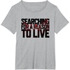 image:imageDays Gone Searching For A Reason To Live Big Chest Logo TShirtHeather Grey