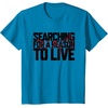 image:imageDays Gone Searching For A Reason To Live Big Chest Logo TShirtSapphire Blue