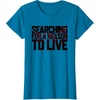 image:imageDays Gone Searching For A Reason To Live Big Chest Logo TShirtSapphire Blue