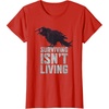image:imageDays Gone Surviving Isnt Living Crow Quote Big Chest Logo TShirtRed