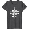 image:imageDays Gone This World Comes For You Distressed Chest Logo TShirtDark Heather Grey