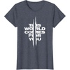 image:imageDays Gone This World Comes For You Distressed Chest Logo TShirtHeather Blue