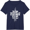 image:imageDays Gone This World Comes For You Distressed Chest Logo TShirtNavy Blue