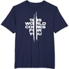 image:imageDays Gone This World Comes For You Distressed Chest Logo TShirtNavy Blue