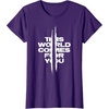 image:imageDays Gone This World Comes For You Distressed Chest Logo TShirtPurple