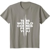 image:imageDays Gone This World Comes For You Distressed Chest Logo TShirtSlate Grey