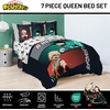 image:imageJay Franco Kids Bed Set Blue PlayStation 7 Piece Full  Cozy Soft Bedding for Stylish Room Dcor with Comforter Sheets amp Pillow CoversBlack  My Hero Academia