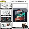image:imageJay Franco Kids Bed Set Blue PlayStation 7 Piece Full  Cozy Soft Bedding for Stylish Room Dcor with Comforter Sheets amp Pillow CoversBlack  My Hero Academia