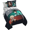 image:imageJay Franco Kids Bed Set Blue PlayStation 7 Piece Full  Cozy Soft Bedding for Stylish Room Dcor with Comforter Sheets amp Pillow CoversBlack  My Hero Academia