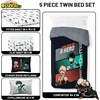 image:imageJay Franco Kids Bed Set Blue PlayStation 7 Piece Full  Cozy Soft Bedding for Stylish Room Dcor with Comforter Sheets amp Pillow CoversBlack  My Hero Academia