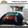image:imageJay Franco Kids Bed Set Blue PlayStation 7 Piece Full  Cozy Soft Bedding for Stylish Room Dcor with Comforter Sheets amp Pillow CoversBlack  My Hero Academia