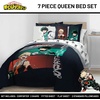 image:imageJay Franco Kids Bed Set Blue PlayStation 7 Piece Full  Cozy Soft Bedding for Stylish Room Dcor with Comforter Sheets amp Pillow CoversBlack  My Hero Academia
