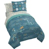 image:imageJay Franco Kids Bed Set Blue PlayStation 7 Piece Full  Cozy Soft Bedding for Stylish Room Dcor with Comforter Sheets amp Pillow CoversBlue  Fantastic Four