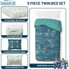 image:imageJay Franco Kids Bed Set Blue PlayStation 7 Piece Full  Cozy Soft Bedding for Stylish Room Dcor with Comforter Sheets amp Pillow CoversBlue  Fantastic Four