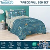 image:imageJay Franco Kids Bed Set Blue PlayStation 7 Piece Full  Cozy Soft Bedding for Stylish Room Dcor with Comforter Sheets amp Pillow CoversBlue  Fantastic Four