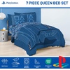 image:imageJay Franco Kids Bed Set Blue PlayStation 7 Piece Full  Cozy Soft Bedding for Stylish Room Dcor with Comforter Sheets amp Pillow CoversBlue  Playstation
