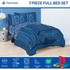 image:imageJay Franco Kids Bed Set Blue PlayStation 7 Piece Full  Cozy Soft Bedding for Stylish Room Dcor with Comforter Sheets amp Pillow CoversBlue  Playstation