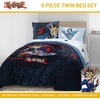 image:imageJay Franco Kids Bed Set Blue PlayStation 7 Piece Full  Cozy Soft Bedding for Stylish Room Dcor with Comforter Sheets amp Pillow CoversBlue  Yu Gi Oh