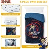 image:imageJay Franco Kids Bed Set Blue PlayStation 7 Piece Full  Cozy Soft Bedding for Stylish Room Dcor with Comforter Sheets amp Pillow CoversBlue  Yu Gi Oh