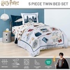 image:imageJay Franco Kids Bed Set Blue PlayStation 7 Piece Full  Cozy Soft Bedding for Stylish Room Dcor with Comforter Sheets amp Pillow CoversDark Grey  Harry Potter